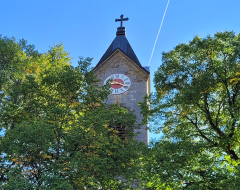 Die St. Vitus Kirche in Oberoestheim © LAG Region an der Romantischen Straße e. V.